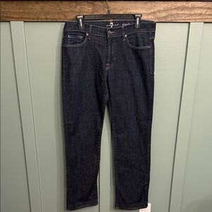 7 For All Mankind Men's Dark Blue Jeans 32x31